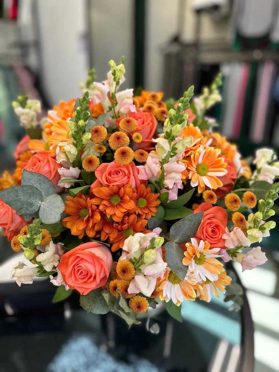 Orange bunch | ծաղիկներ, ծաղկեպսակներ, բույսեր - առաքում Երևան