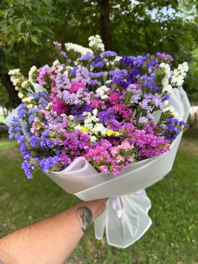 Bunch of colorful limoniums | ծաղիկներ, ծաղկեպսակներ, բույսեր - առաքում Երևան