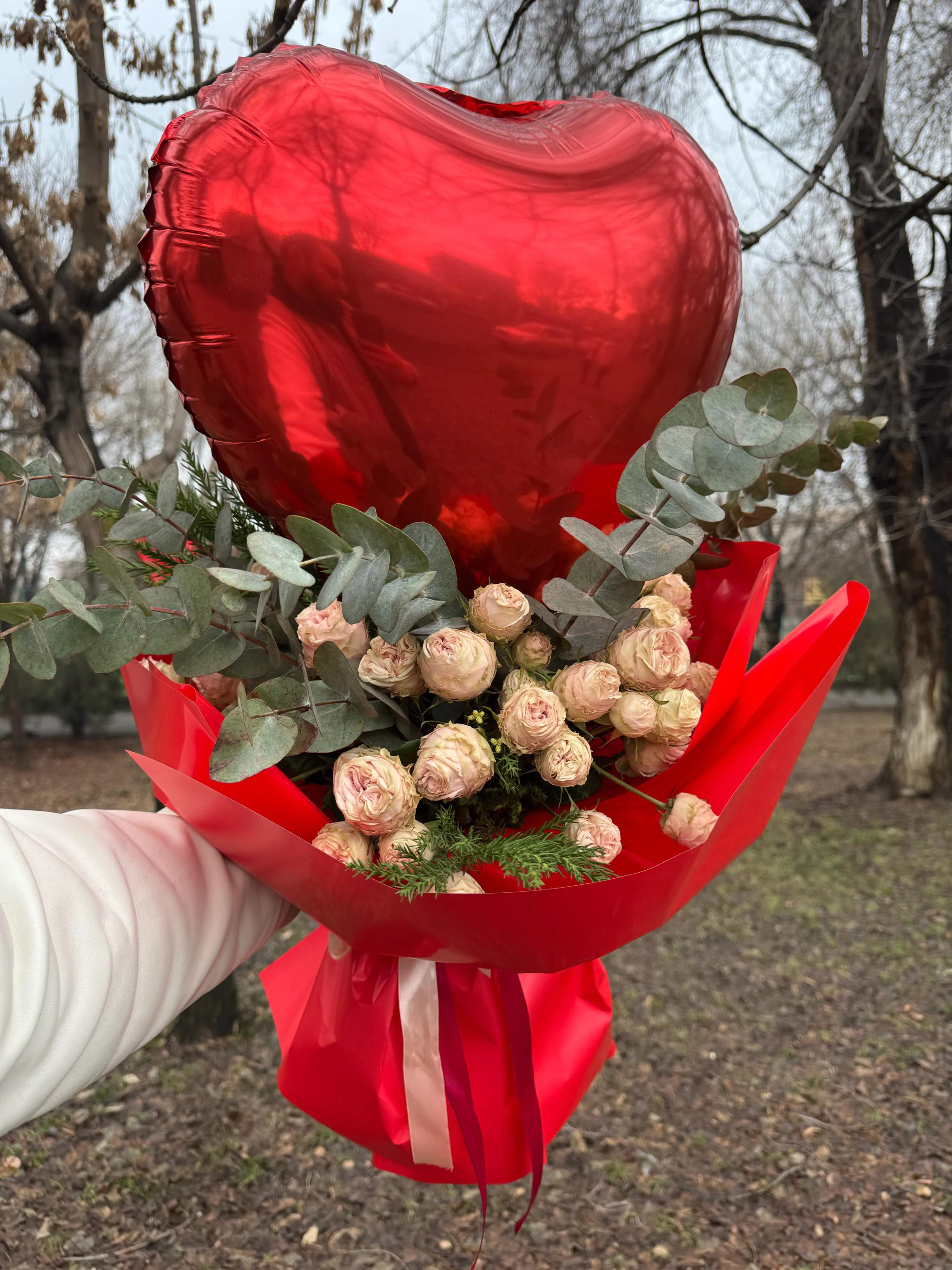 A bouquet of peony-like roses | ծաղիկներ, ծաղկեպսակներ, բույսեր Երևան