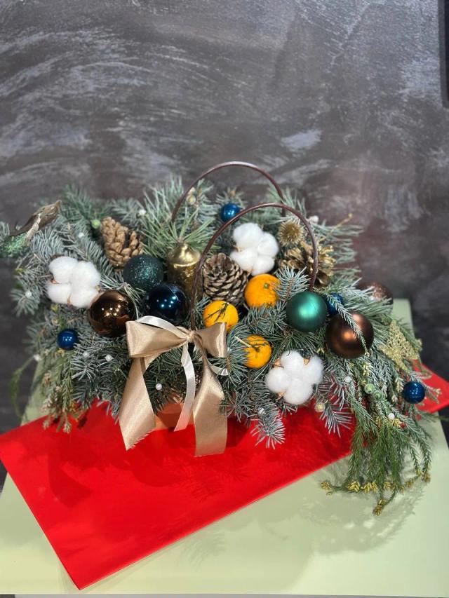 Christmas composition | ծաղիկներ, ծաղկեպսակներ, բույսեր - առաքում Երևան