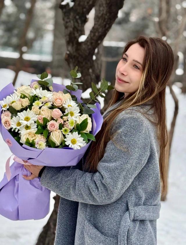 Фиолетовый букет | ծաղիկներ, ծաղկեպսակներ, բույսեր - առաքում Երևան