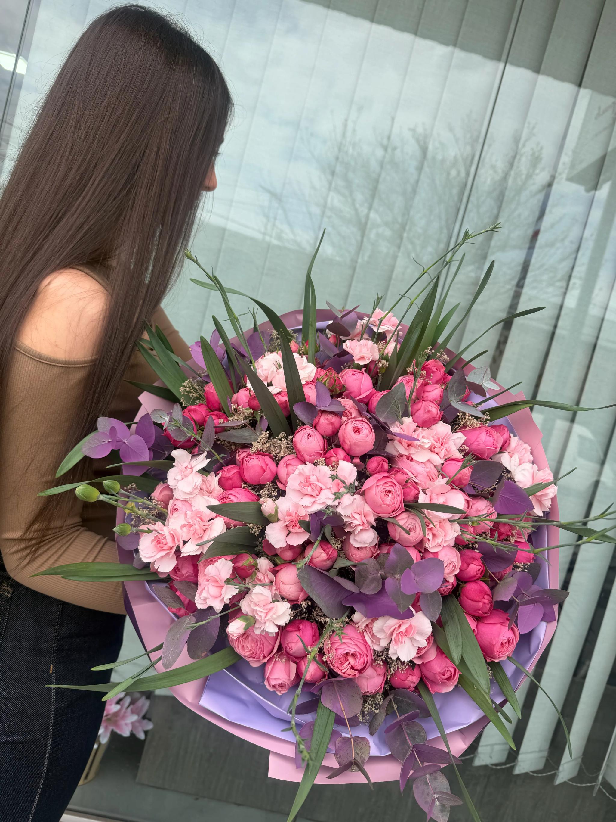 Pink bouquet Pink bouquet | ծաղիկների առաքում Երևանում